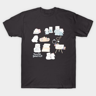 Engagement Bear Bunny Timeline | Bunniesmee T-Shirt